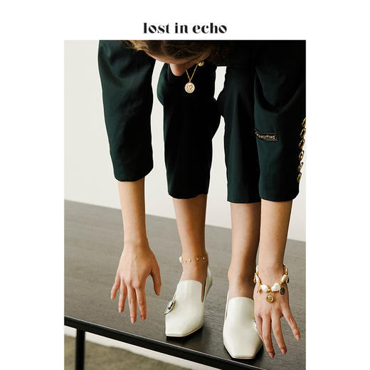 lost in echo Mazzy巴洛克不规则珍珠硬币手链 商品图0