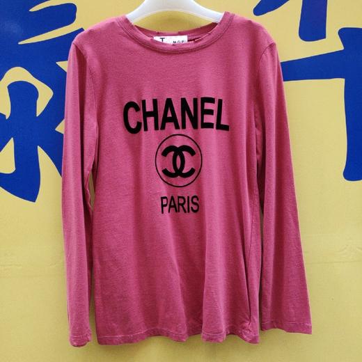 上女圆领长T8930 商品图0
