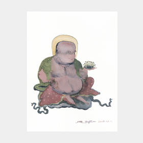 醍醐 艺术家王谦作品 "罗汉" 简约|现代 客厅|书房 装饰画|家饰挂画
