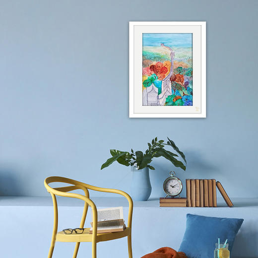 装饰画《长城》 金羽翼残障小艺术家手绘作品 复制画/原画 商品图1