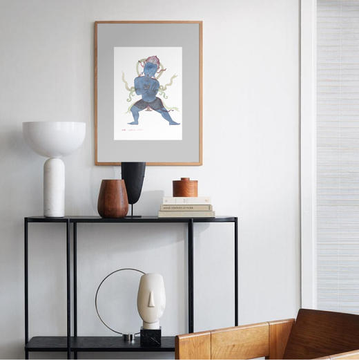 醍醐 艺术家王谦作品 "金刚总持" 简约|现代 客厅|书房 装饰画|家饰挂画 商品图4