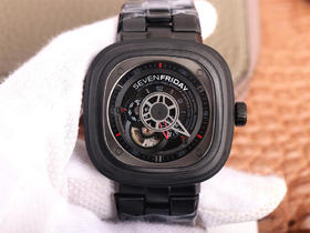 SV七个星期五，原装316L不锈钢表带，市场最高版本，男士腕表，自动机械机芯，钢表带+送皮表带，密底。