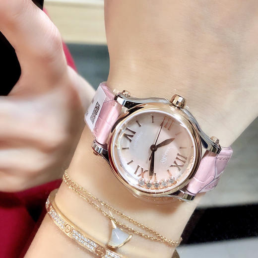 最新配色 粉嫩少女心！萧邦CHOPARD快乐钻系列（原版开模）「小号30mm 」
历时一年多研发终于面世 商品图4