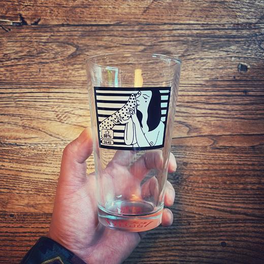 美式品脱杯「蜜汁兔子」插画版 2 商品图0