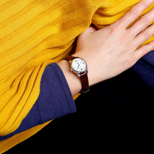 【时计廊】天梭Tissot 瑞士手表 力洛克系列皮带机械女士手表T41.1.113.77 商品图3