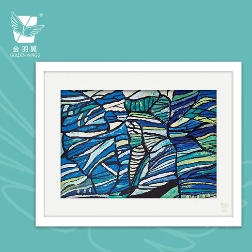 装饰画《寂寞有多长》 金羽翼残障小艺术家手绘作品 复制画/原画 商品图0