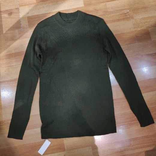 上女半领开叉袖针织上衣 商品图0