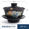 【成艺】【清雅凝香日式陶瓷盖碗】茶杯窑变铁锈釉家用功夫茶具三才盖碗茶碗泡茶碗 商品缩略图5