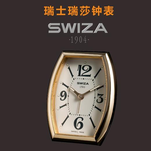 瑞士SWIZA瑞莎 百年品牌 创意礼品台钟·经典 （酒桶形·金色） 商品图1