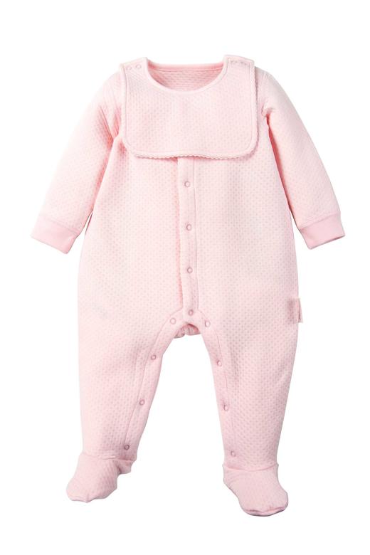 KFH419围嘴爬服（粉色） 商品图0
