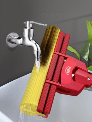 好媳妇免手洗吸水海绵拖把27CM滚轮式挤水胶棉 商品图2