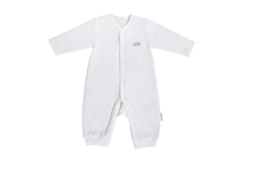 KFH524匹马棉单排扣连体爬服（白色） 商品图0