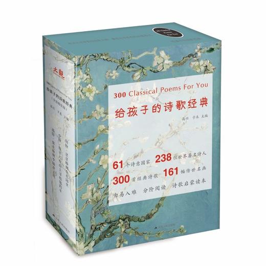《给孩子的诗歌经典》全彩精装·盒装3册 | 分为初阶、中阶、高阶三册，从4岁到18岁，皆可适用，带你轻松走进诗歌的大门 商品图1