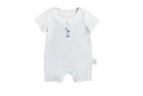 KFH539开肩短袖爬服（蓝色）