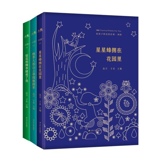 《给孩子的诗歌经典》全彩精装·盒装3册 | 分为初阶、中阶、高阶三册，从4岁到18岁，皆可适用，带你轻松走进诗歌的大门 商品图0