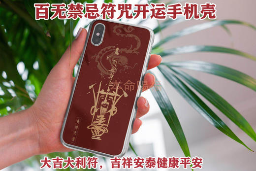【青蚨元贞】流年化吉——道家符咒开运手机壳 商品图1