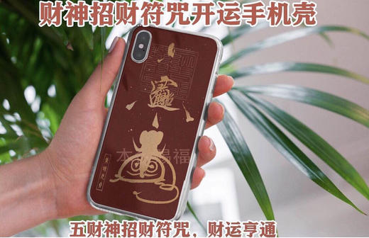 【青蚨元贞】流年化吉——道家符咒开运手机壳 商品图3