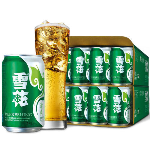 雪花8度清爽啤酒330ml(1*24瓶） 商品图0