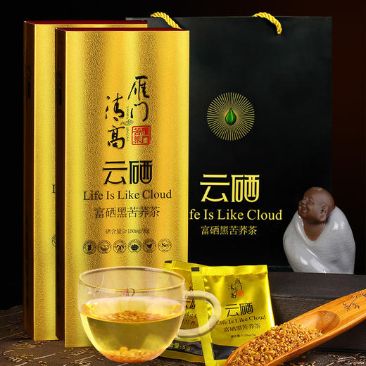 【清高食坊】雁门清高【云硒富硒黑苦荞茶】240g全胚芽高富硒荞麦茶山西特产 商品图3