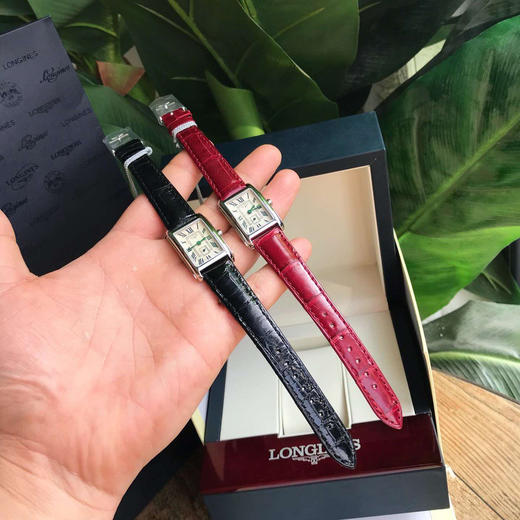 原单狠货来袭！渠道货！林志玲同款！浪琴表黛绰维纳鳄鱼皮系列！20.80 X 32.00mm 石英女士腕表！正品机芯L178石英机芯！ 商品图7