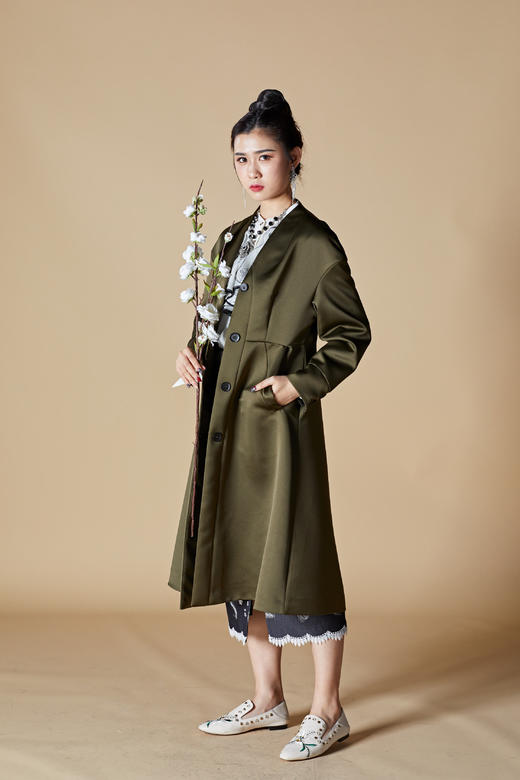 1D8032--风衣--翠竹草虫图--君子花--斐聆赋 商品图2