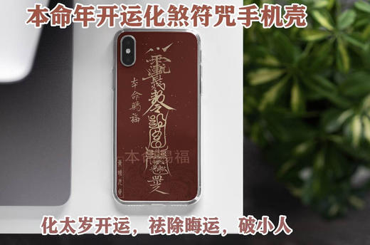 【青蚨元贞】流年化吉——道家符咒开运手机壳 商品图6
