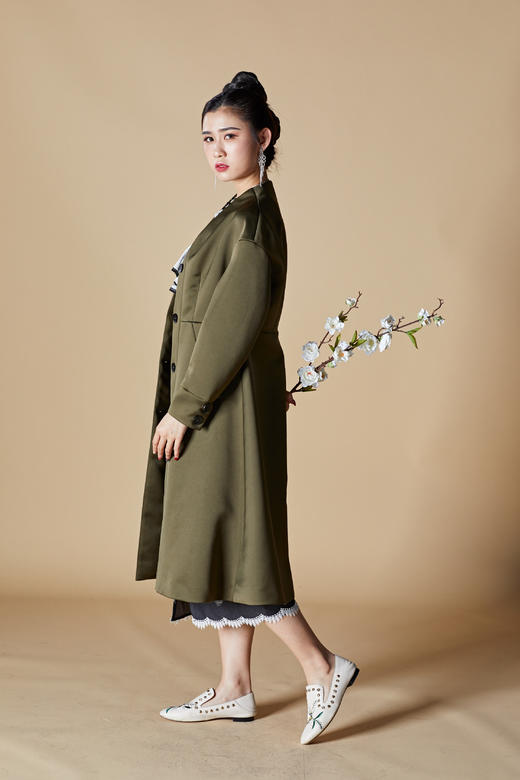 1D8032--风衣--翠竹草虫图--君子花--斐聆赋 商品图5