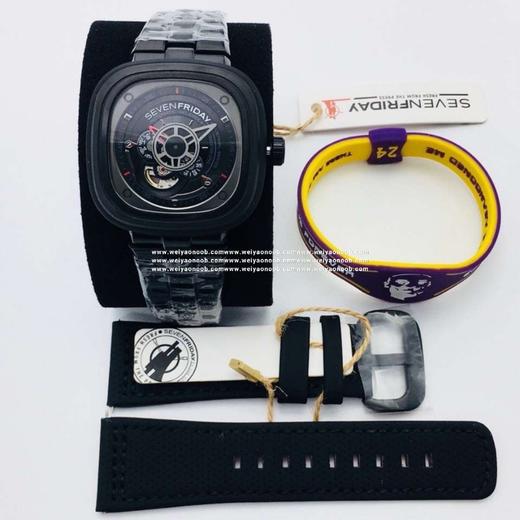 SV七个星期五，原装316L不锈钢表带，市场最高版本，男士腕表，自动机械机芯，钢表带+送皮表带，密底。 商品图1
