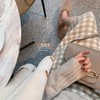 【暖暖格子半裙】金蘑菇菇 复古优雅小姐姐请把外套都交给它！ 商品缩略图0