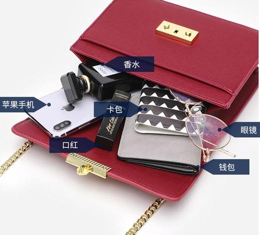 复古链条斜挎单肩女小方包-酒神包 商品图2