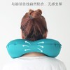 按压充气U型枕 便携式收纳自动充气旅行飞机枕午睡护颈枕 商品缩略图3