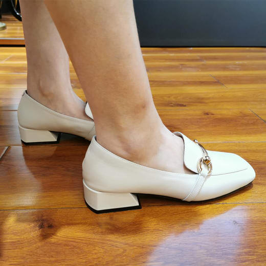 西村名物女鞋中跟方头单鞋X29CM11848 商品图2