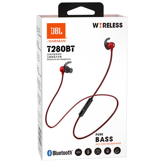 JBL T280BT入耳式蓝牙无线运动耳机游戏耳机 商品图4