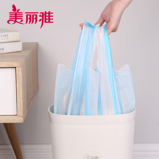 美丽雅免撕双色垃圾袋50*60CM*40个入 商品图4