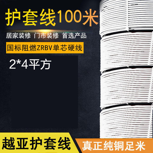 越亚 护套线 2*4平方【电线时价请联系客服获取】 商品图0