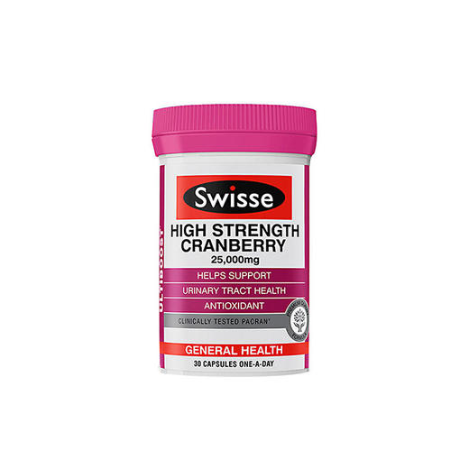 【海外直邮】Swisse 高浓度蔓越莓胶囊  90粒/30粒 商品图1