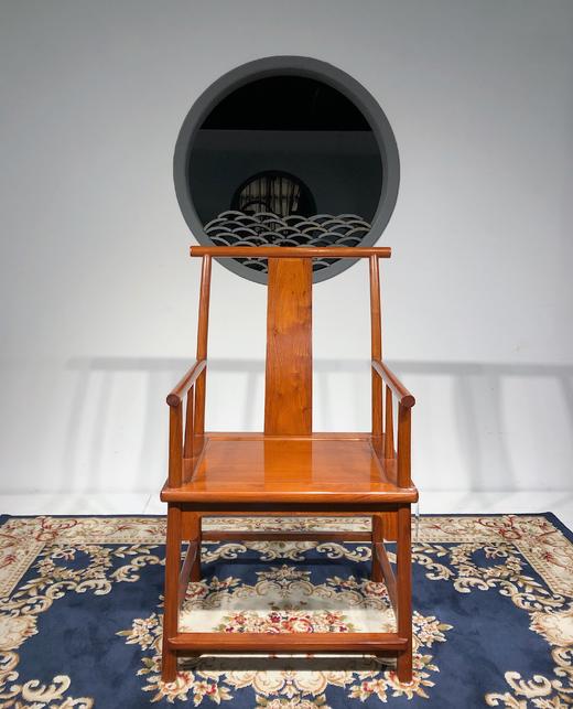 红桥红 家具严选  缅甸花梨(大果紫檀）  【官帽椅】 商品图0