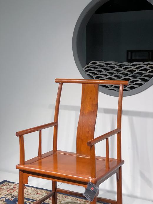 红桥红 家具严选  缅甸花梨(大果紫檀）  【官帽椅】 商品图1