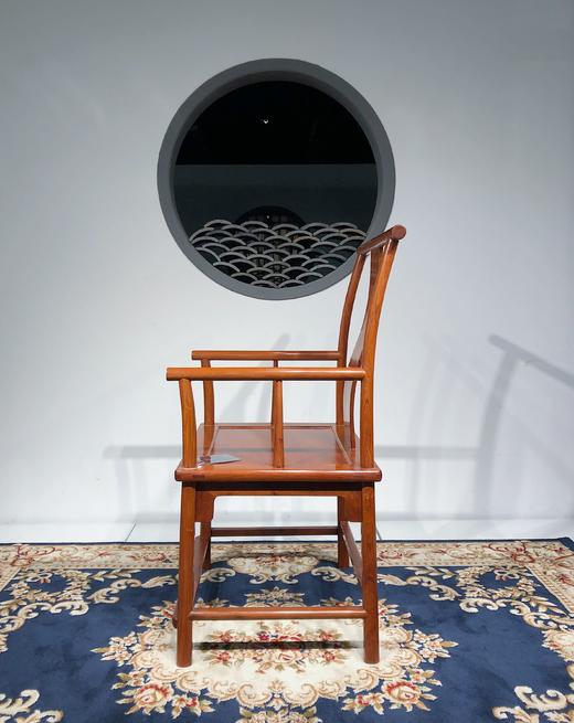 红桥红 家具严选  缅甸花梨(大果紫檀）  【官帽椅】 商品图3