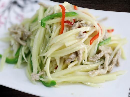 茭白炒肉丝 商品图0