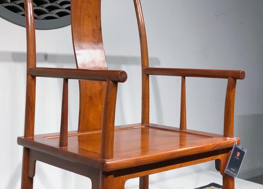 红桥红 家具严选  缅甸花梨(大果紫檀）  【官帽椅】 商品图5