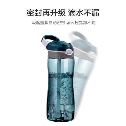 运动水杯便携健身吸管杯 I 成人大容量户外水壶 密封升级 商品图2