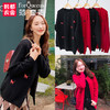范奎恩大码女装胖mm2019秋装新款宽松胖妹妹宽松开衫毛针织衫外套 商品缩略图0