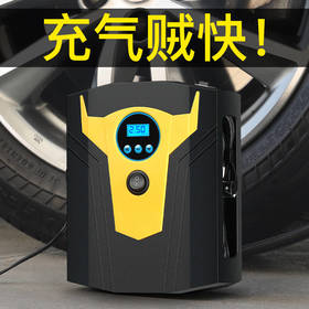 车载充气泵便捷式汽车用小轿车电动车轮胎打气泵12V打气筒大功率