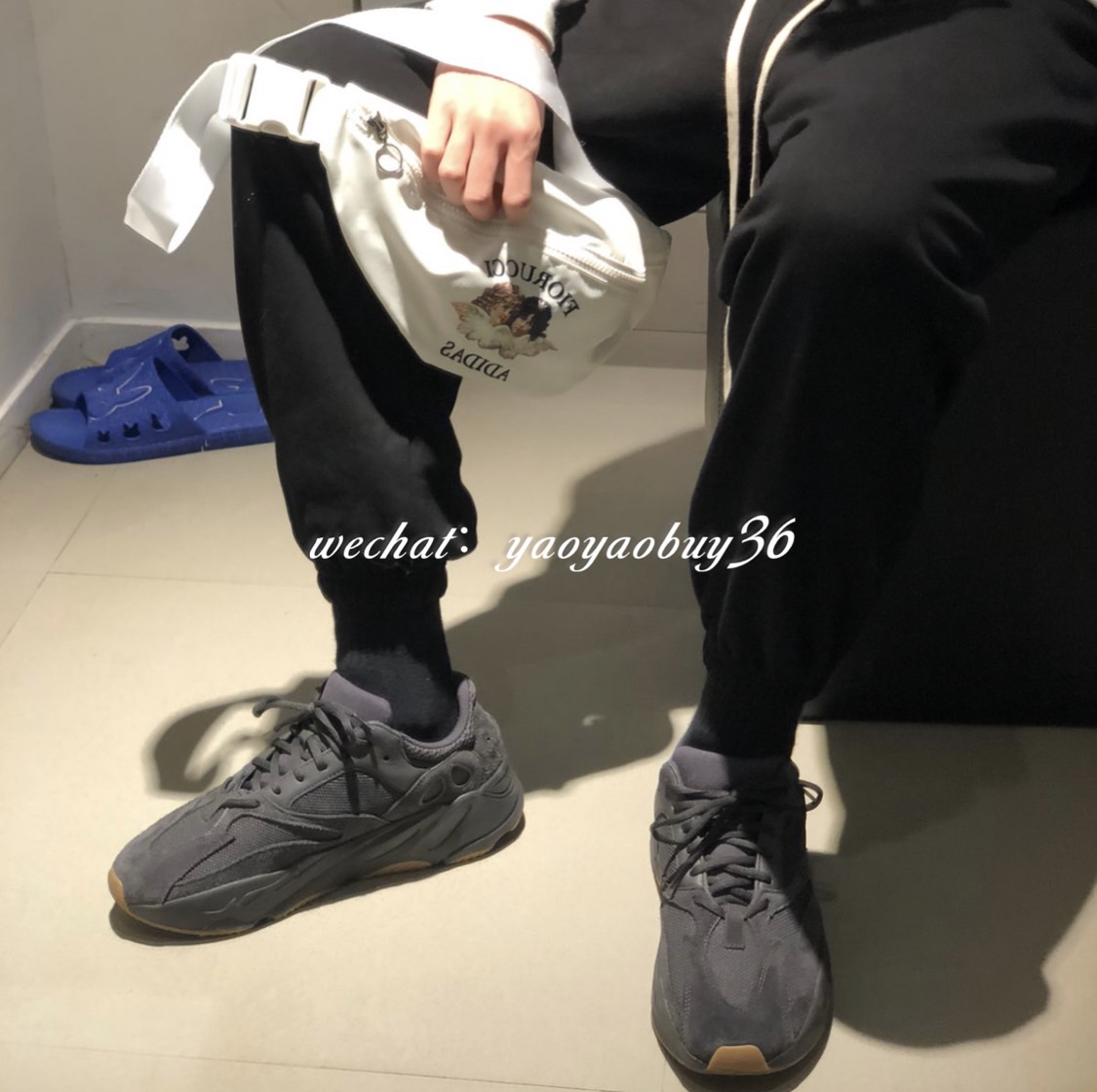 yeezy 700 utility black 黑生胶黑武士 全原渠道货
