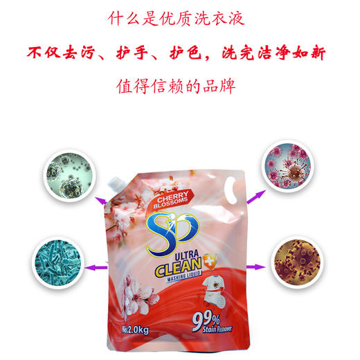 【29.9元2袋】马来西亚进口香氛丝艾泊洗衣液袋装（新旧包装随机发） 商品图4