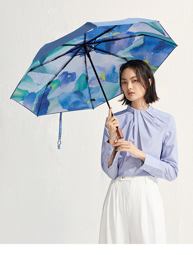 【20年新品】beneunder 蕉下鸢尾太阳伞防晒防紫外线雨伞女晴雨两用