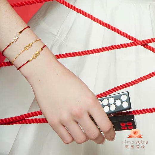 露台LOVEONTERRACE 无限的爱无限绳结925纯银镀手链 商品图0