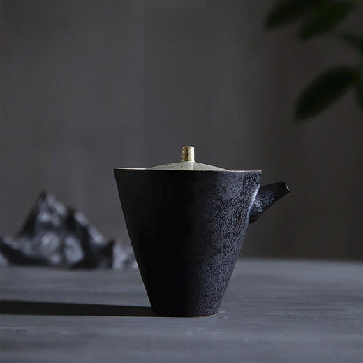 「楚瓷景德镇粗陶手工茶壶」手抓壶 柴烧功夫小茶壶 日式手抓壶单壶 商品图5