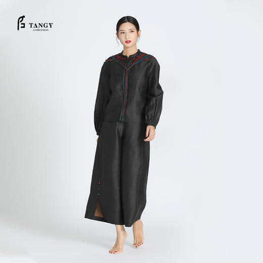 TANGY Collection天意真丝莨绸衬衫 商品图1